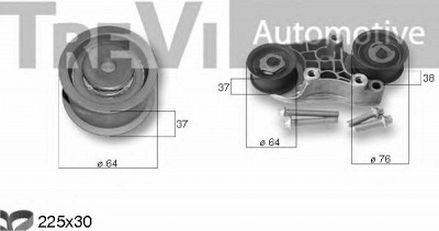 TREVI AUTOMOTIVE kd1351 -  Комплект ремня ГРМ